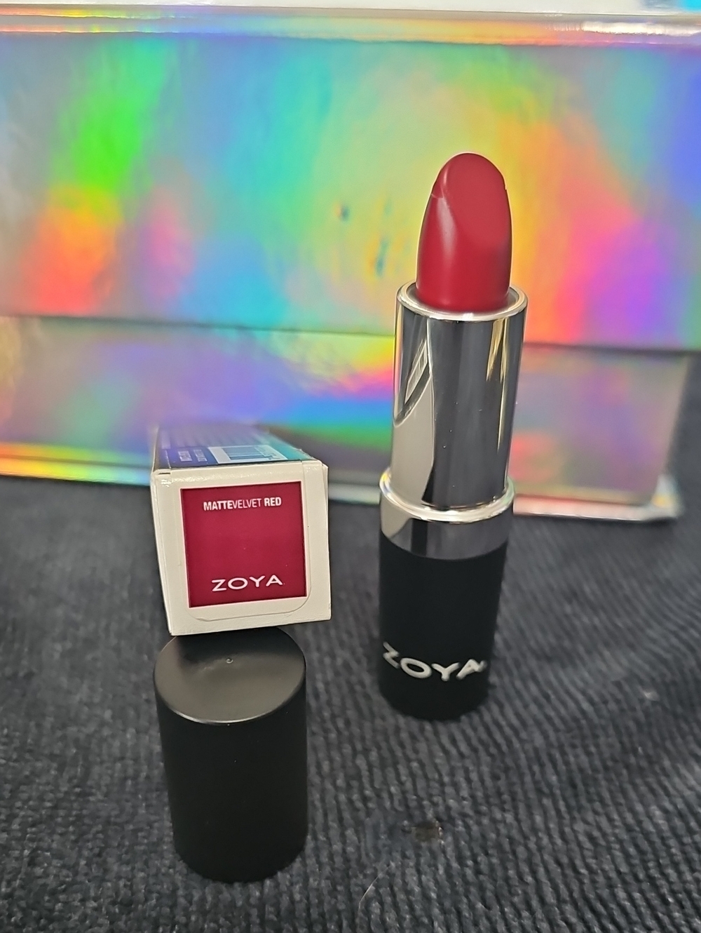 Zoya MatteVelvet Red Lipstick - Deep Red Shade